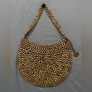 Women’s The Sak brown Wood Beaded Bag